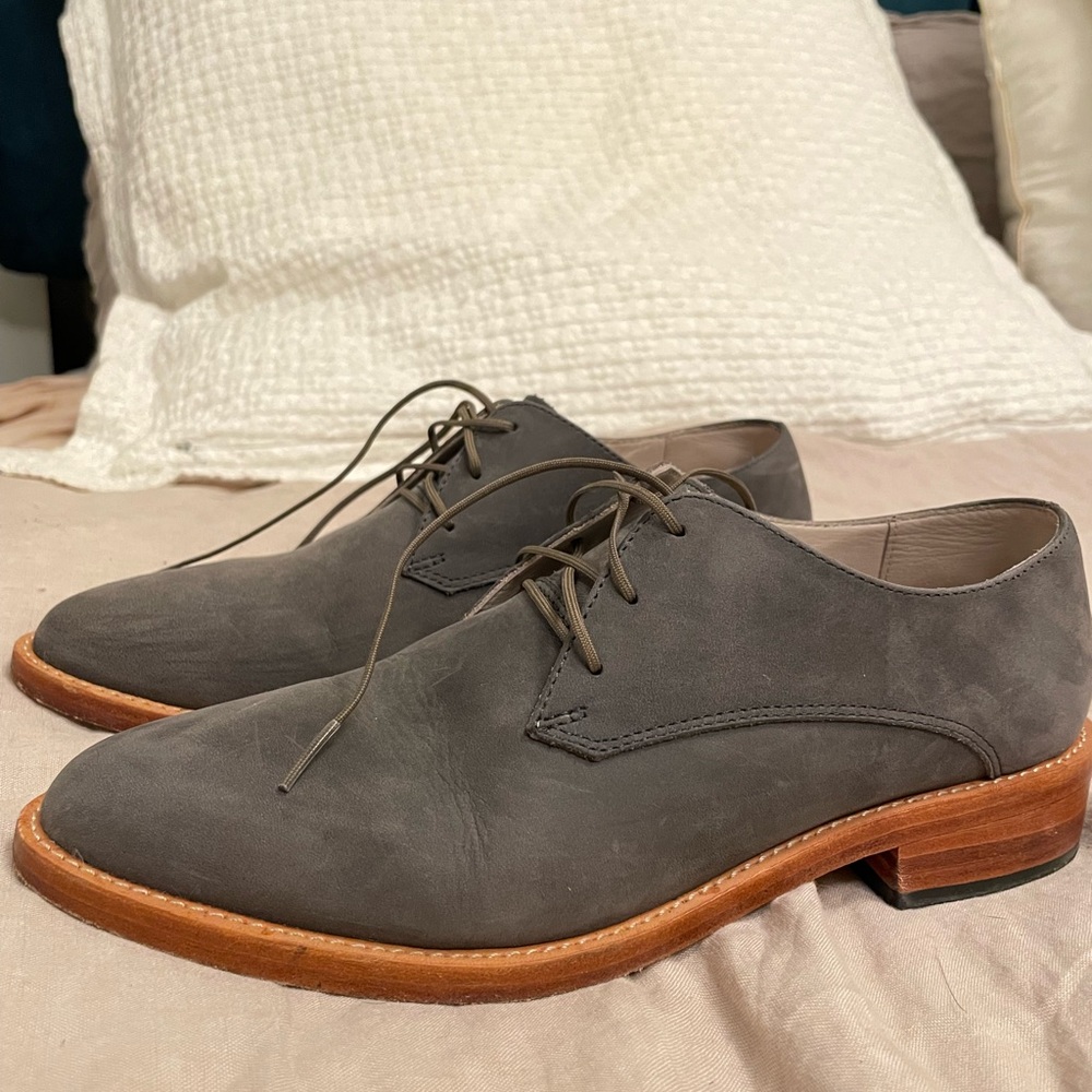 Nisolo James Oxford Smoking Gray size 7.5